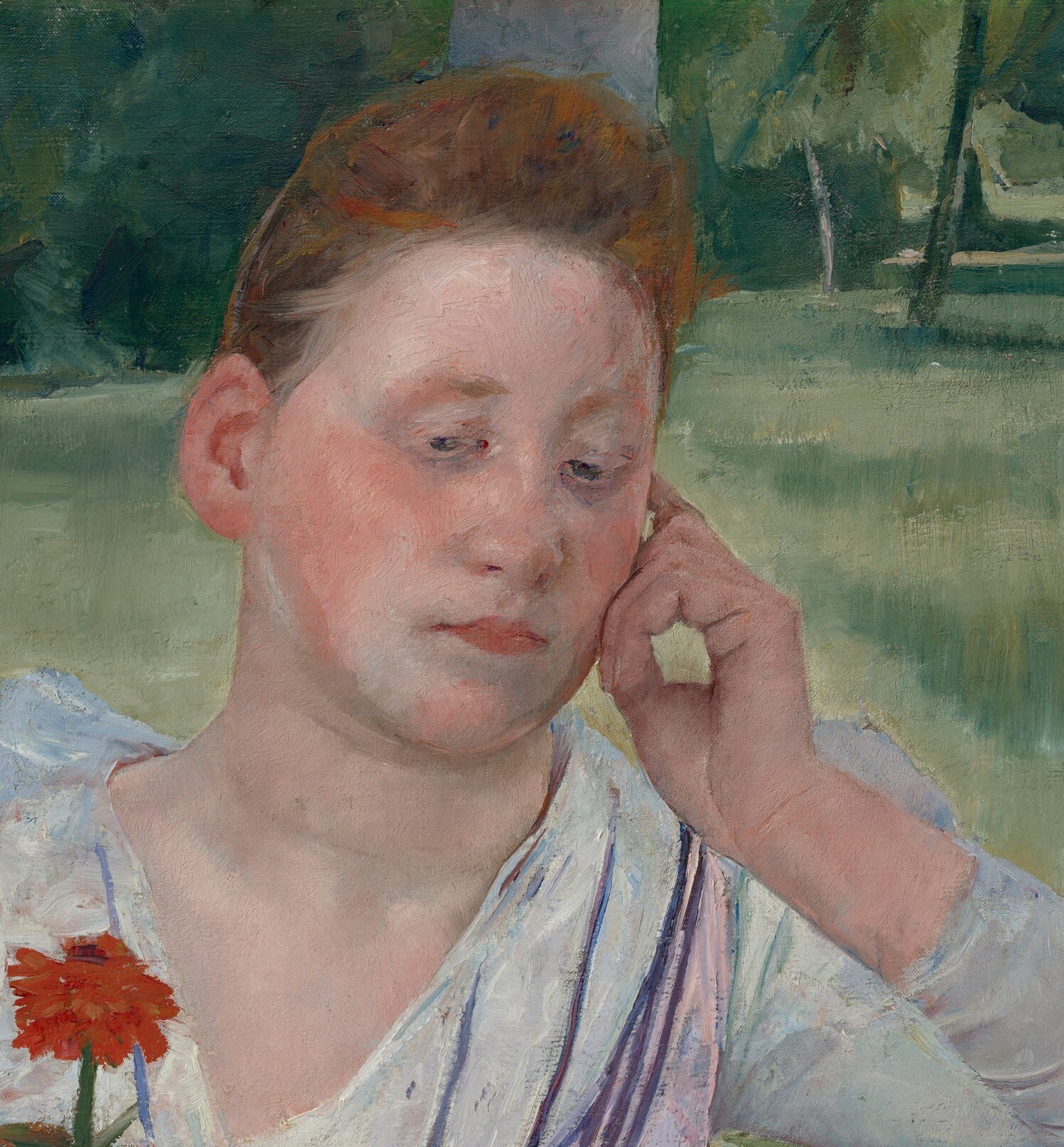 1892. An American painter in Paris captures a private thought.