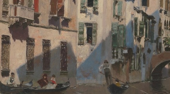 The painter, Martín Rico, came here from Spain to work en plein air.