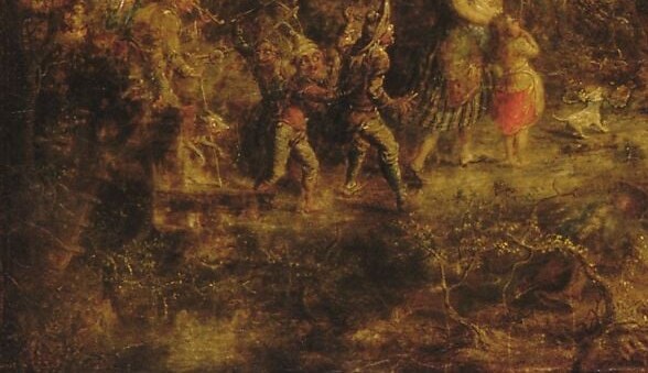 Look closely at the figures in the lower left.