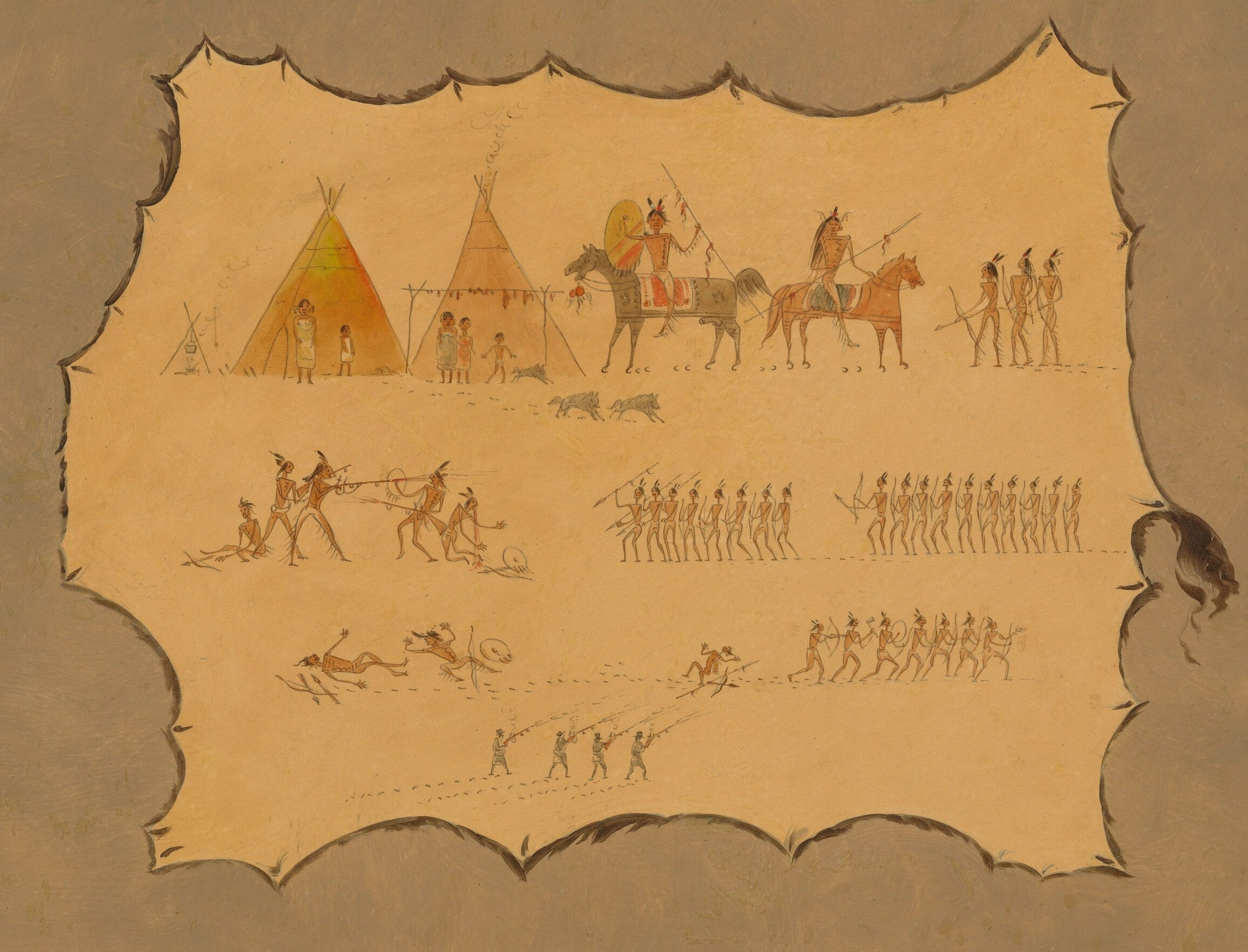 So he painted not just people, but the objects that held their history.