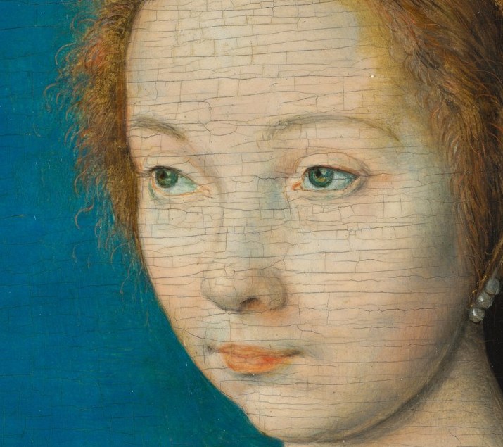 The painter, Corneille de Lyon, specialized in portraits like this.