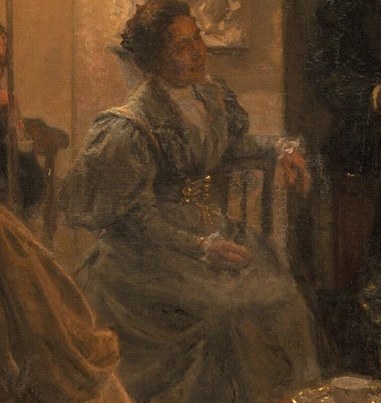 He speaks to Elisabeth Wandel.