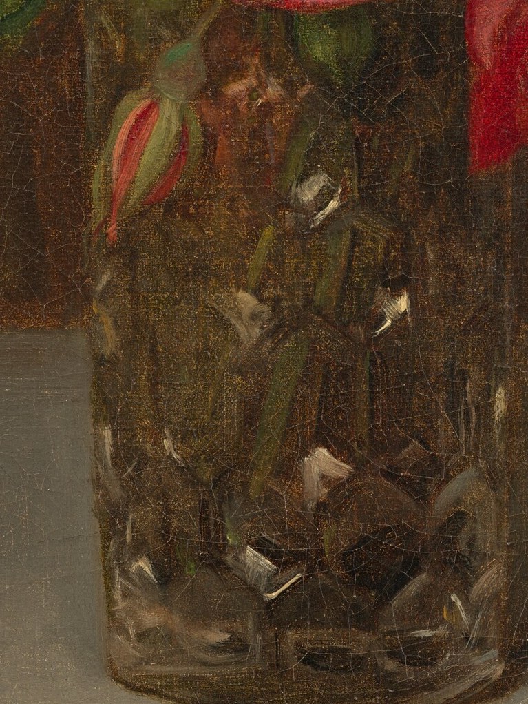 This glazing technique made the glass seem real.