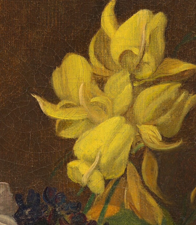 These vibrant blooms add a cheerful accent and draw the eye upwards with their energetic form.