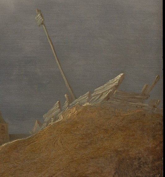 That beached boat brought the goods, and will carry them away before the weather turns.