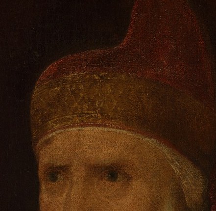 The ducal cap is a symbol of his office.