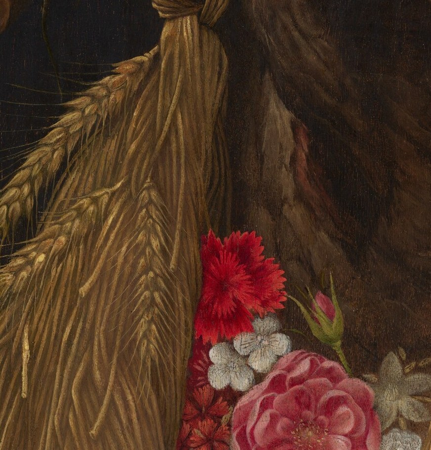 Look for the wheat, symbolizing autumn's harvest.
