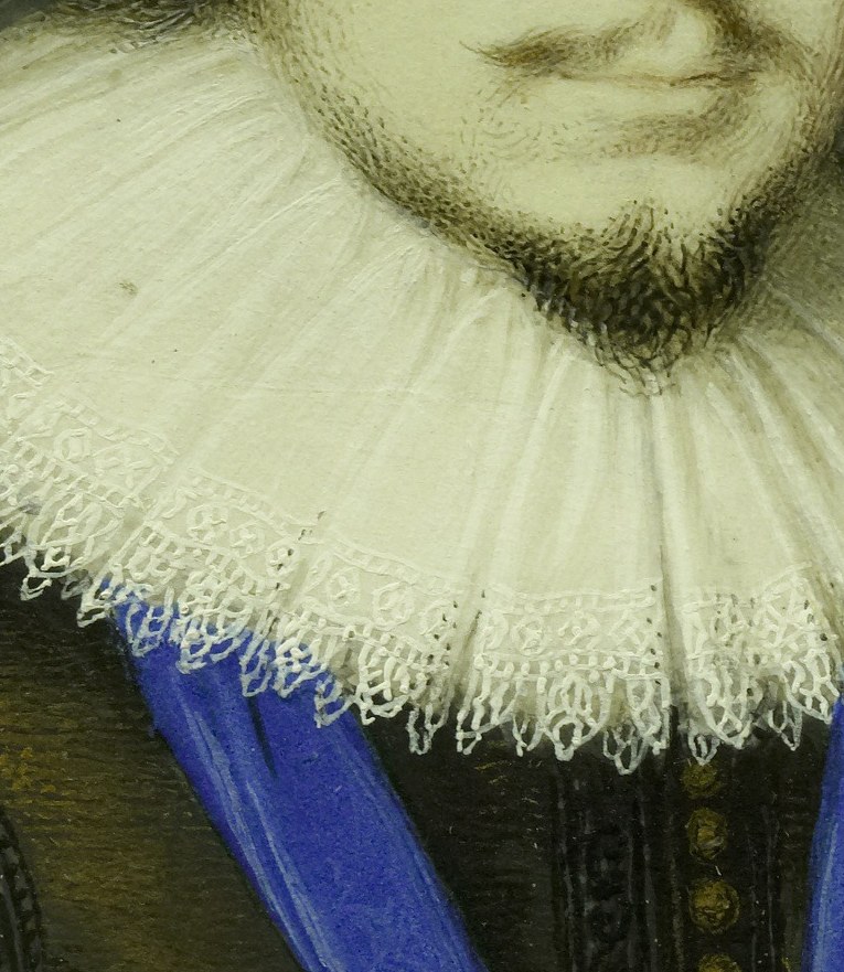 That blue sash claims the Order of the Garter, a deliberate mark of legitimacy.