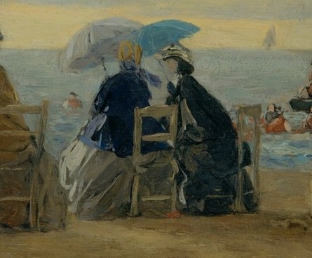 Umbrellas provided shade, a mark of refinement and protection from the sun.