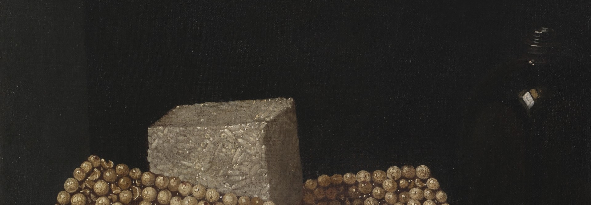 A patron paid for this arrangement and had it documented in oil.