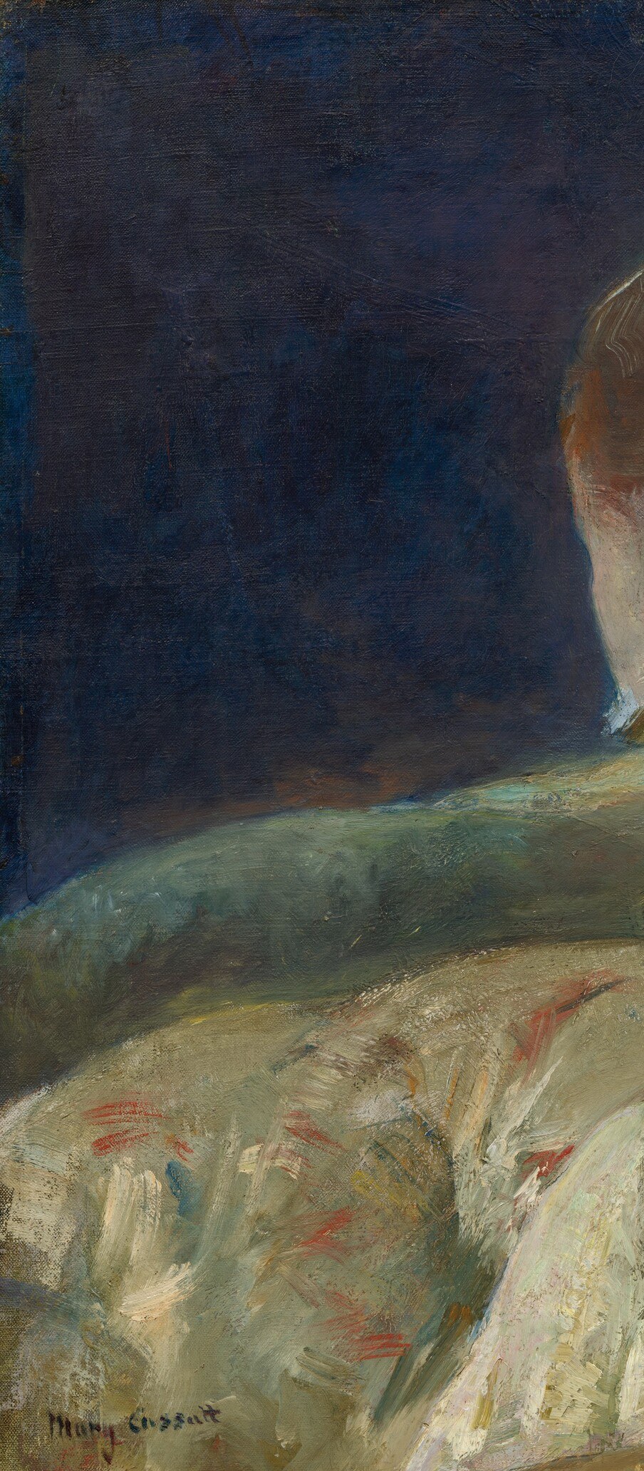But look closely at the upper right of the painting.