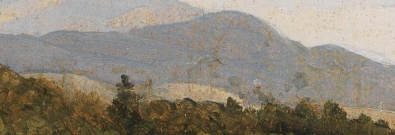 And the sunlit hillside, a contrast of light and dark.
