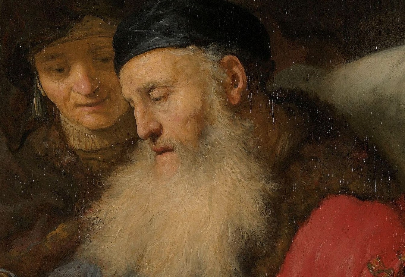 The blessing was meant for his older son, Esau.