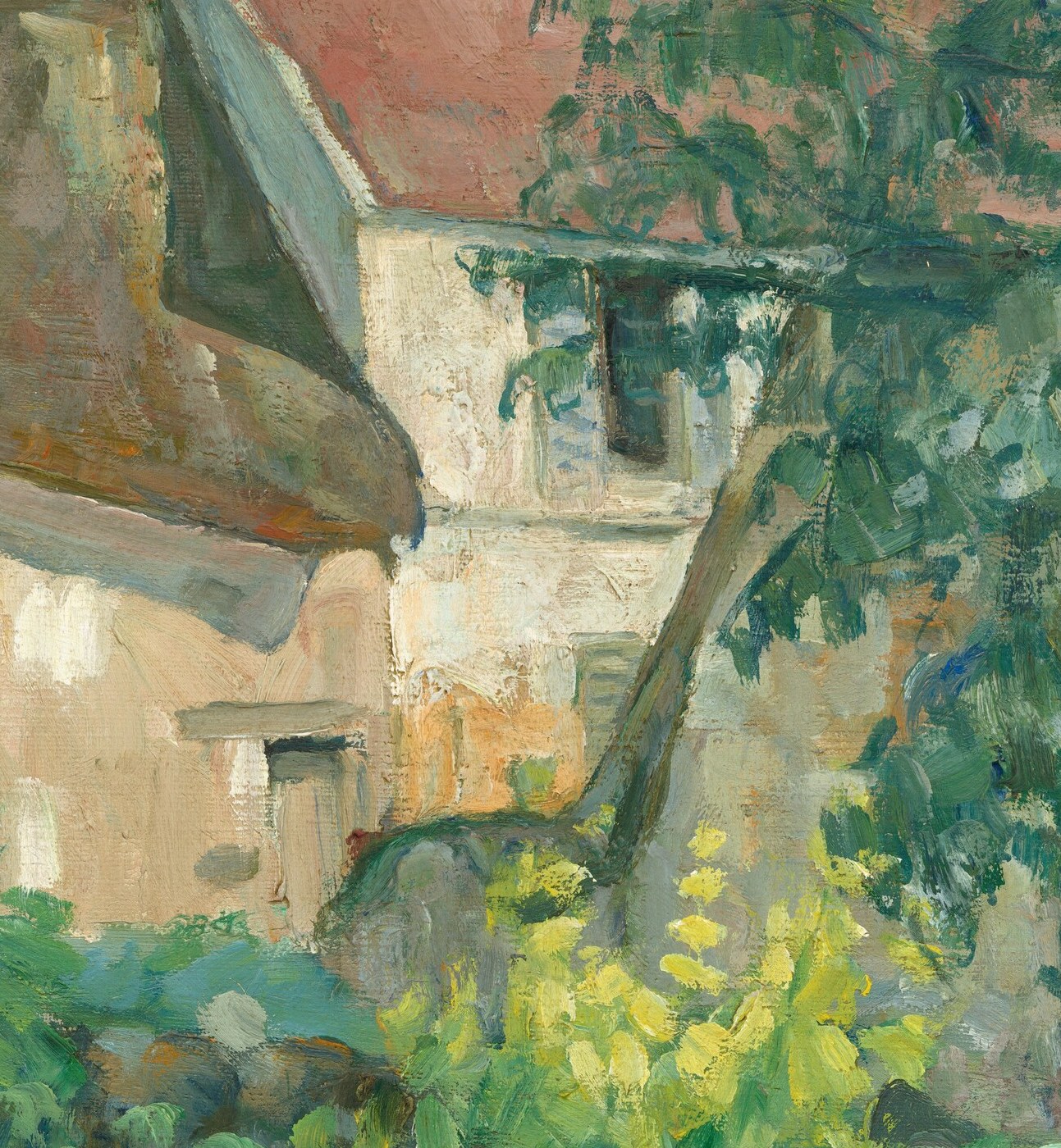 Painted in 1873, when Cézanne was still finding his way.