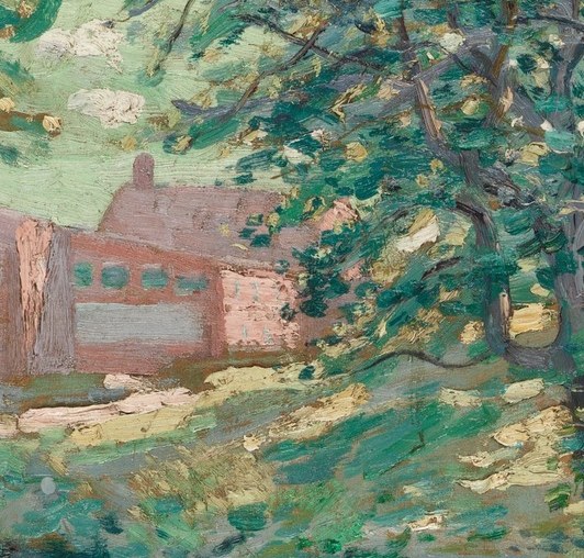 Lawson painted the Bronx as it was losing its wildness.