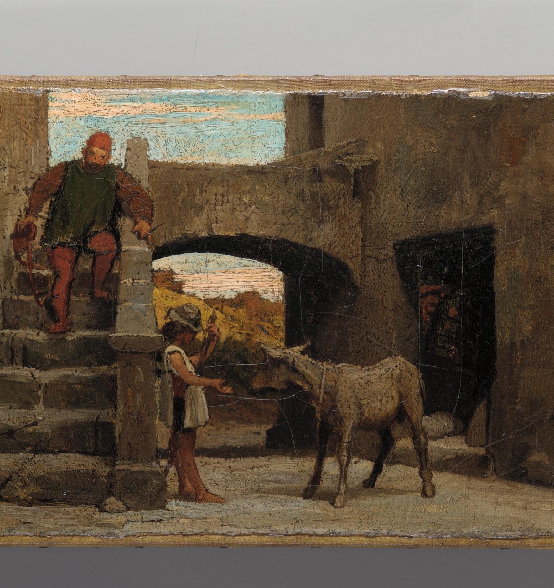 Elihu Vedder painted this in 1867, and he made a curious choice.