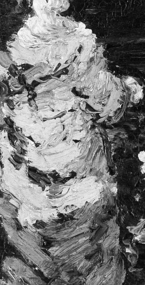 This impasto method makes the figures almost sculptural.