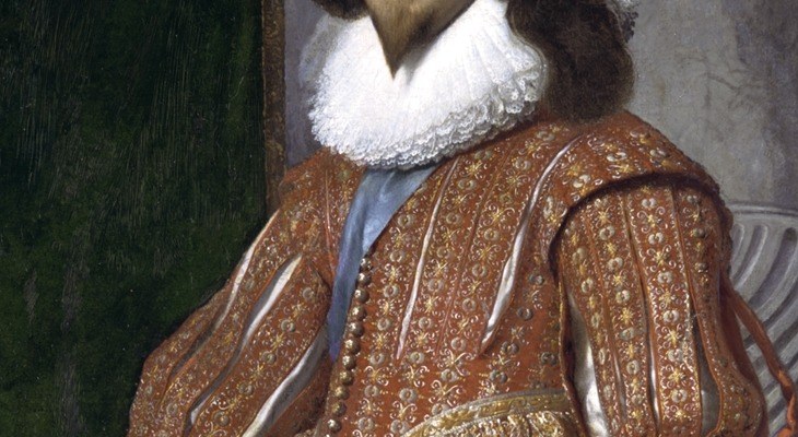 The lace collar's complexity and whiteness frame the face and signal immense wealth , such Flemish lace was worth fortunes in 1629.