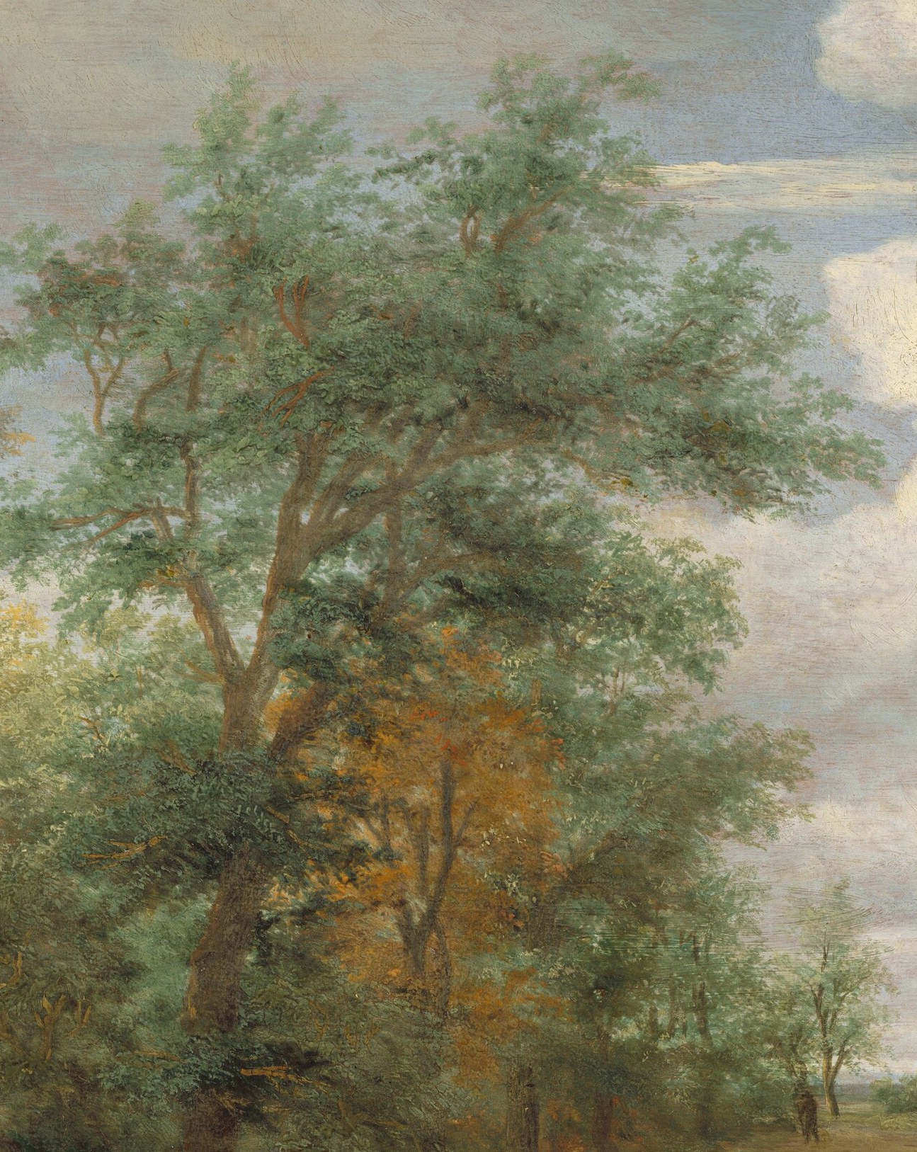 The artist, Meindert Hobbema, was not well-known in his lifetime.