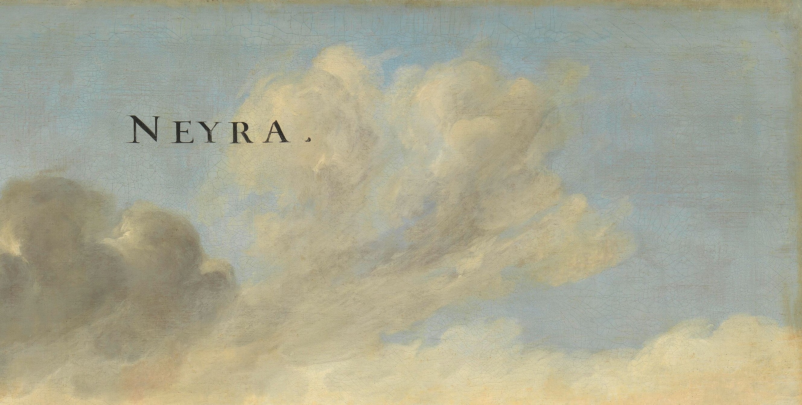 Look how the painter made these fluffy clouds.