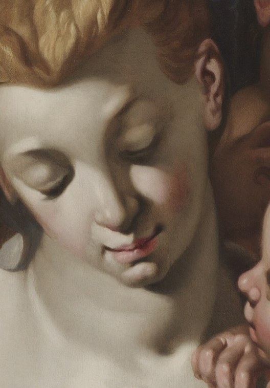 It’s not simply a woman, but an allegory of the virtue itself.