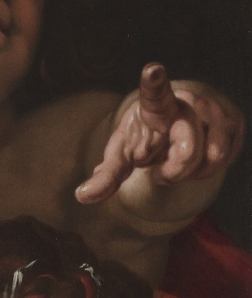 And this child, reaching out, embodies aspiration and desire.