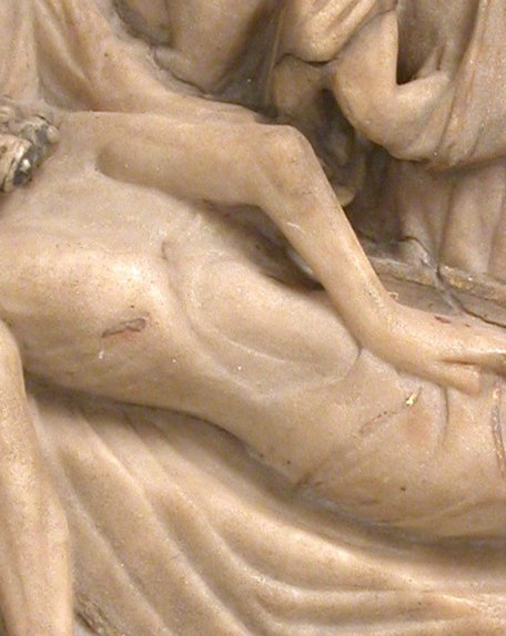 The artist rendered each figure with emotional directness.