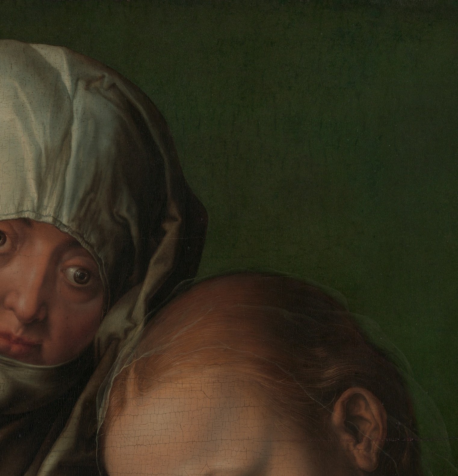 And Mary's face, not joyful, but knowing.