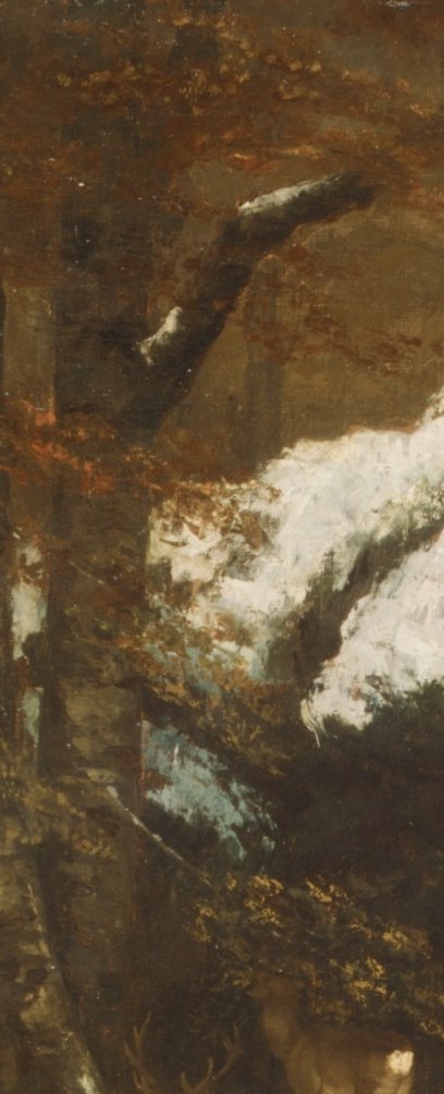 Decades later, a thief sliced it from this frame in a public gallery.