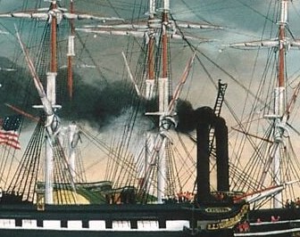Now move to the paddle wheel on her side.
