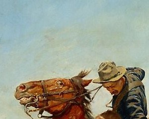 The painter never served a day in uniform.