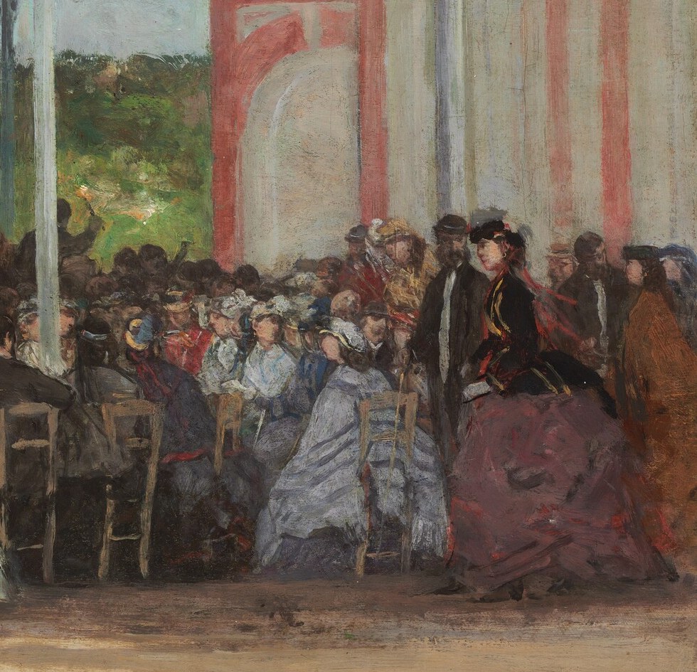 This painting captures a changing France, where leisure became an art.