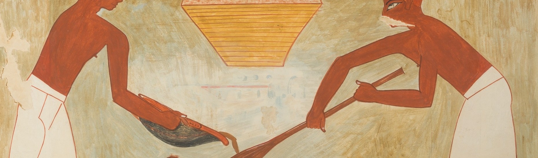The red-brown skin is a pigment choice that survived in the sealed darkness.