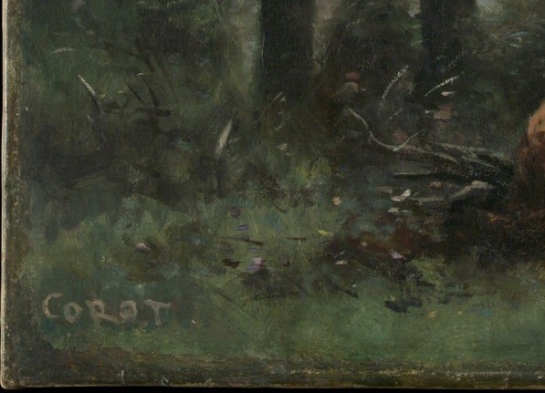 Corot gave money to keep Monet painting when no one else would.
