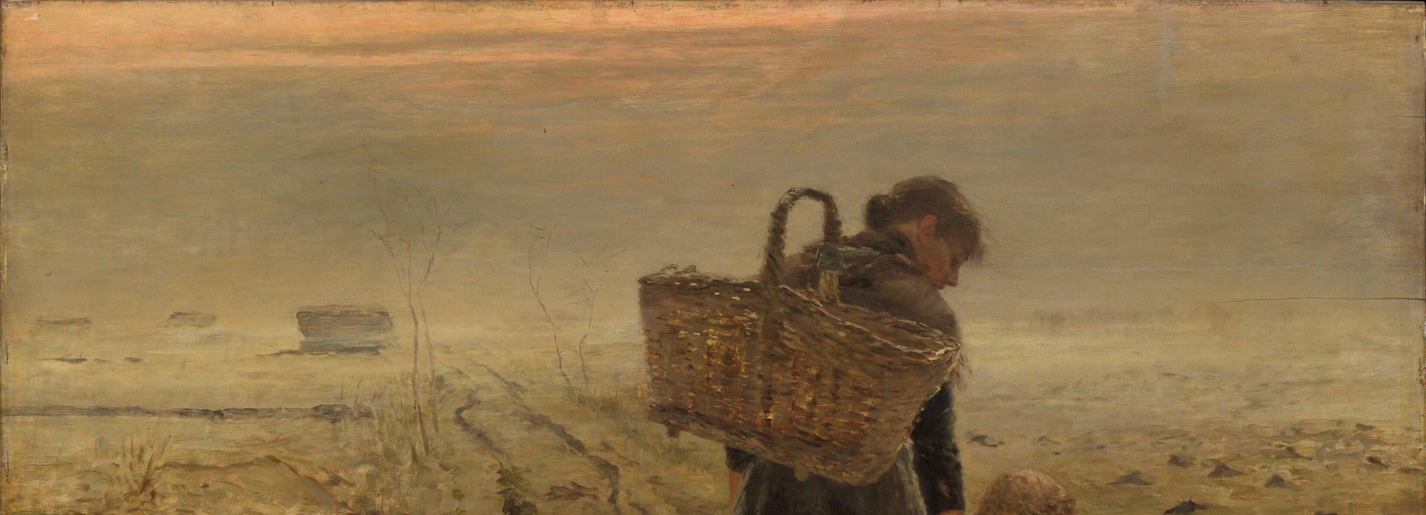 When Fritz von Uhde painted this in 1895, he worked outside in the real light.