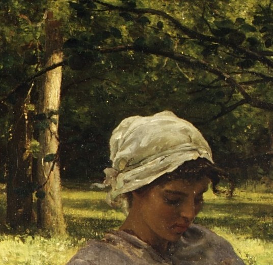Jules Breton filled Salons with girls like this.