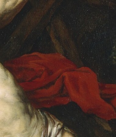 He captures Saint Jerome at a terrifying moment.