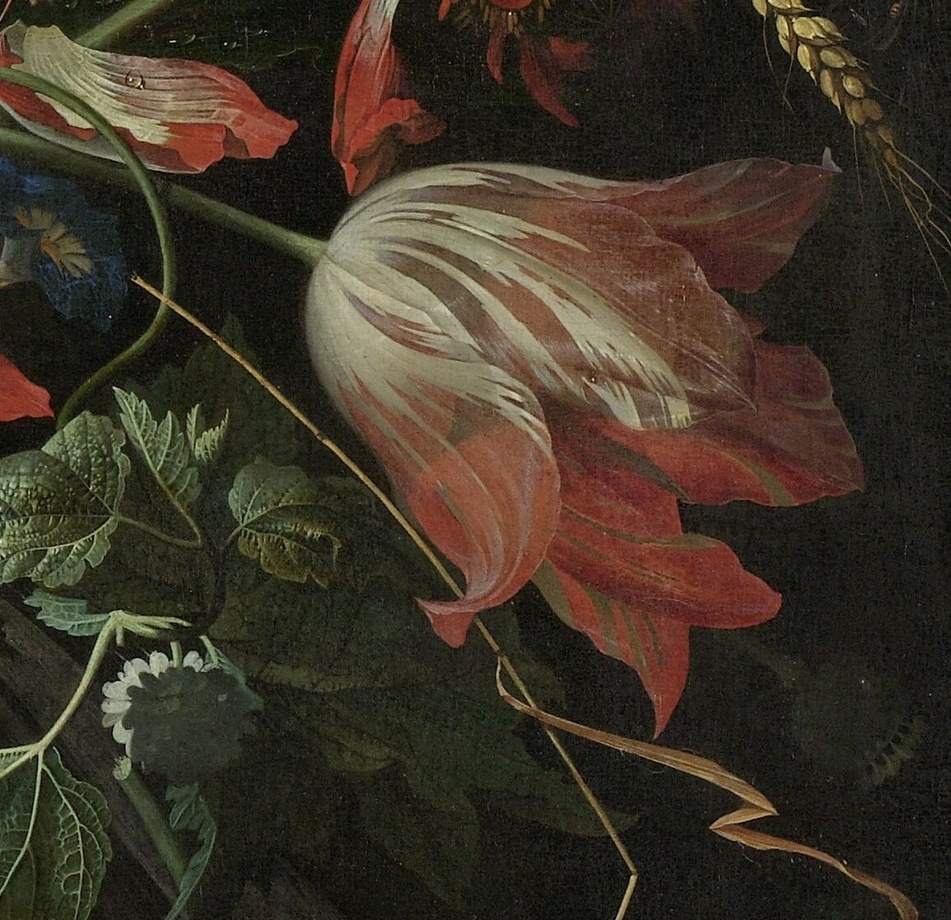 Its vibrant color and delicate petals, rendered with exquisite detail, highlight the beauty of nature.
