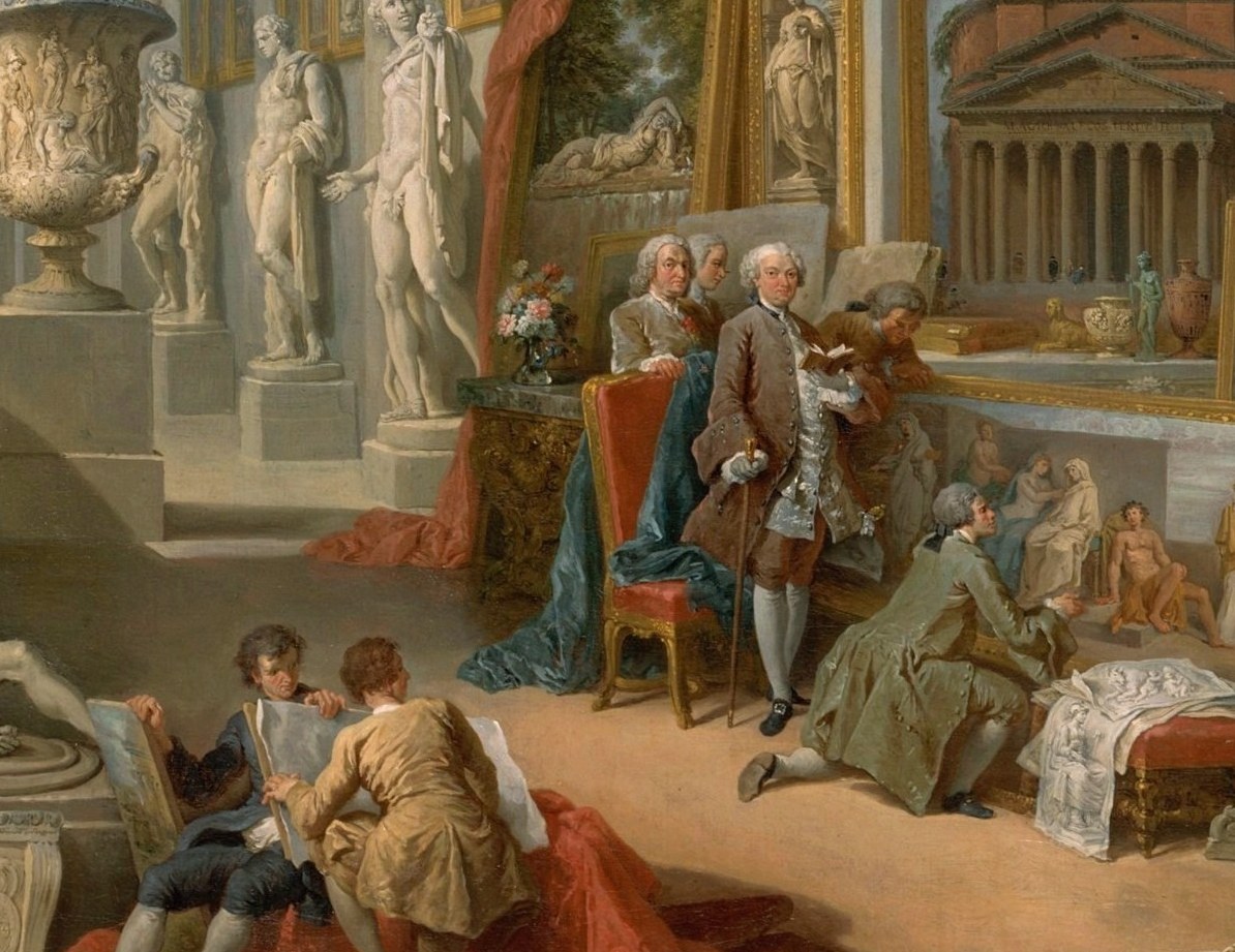 The young and wealthy come to study antiquity.