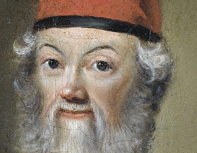 He painted himself at 54, just returning to Europe.