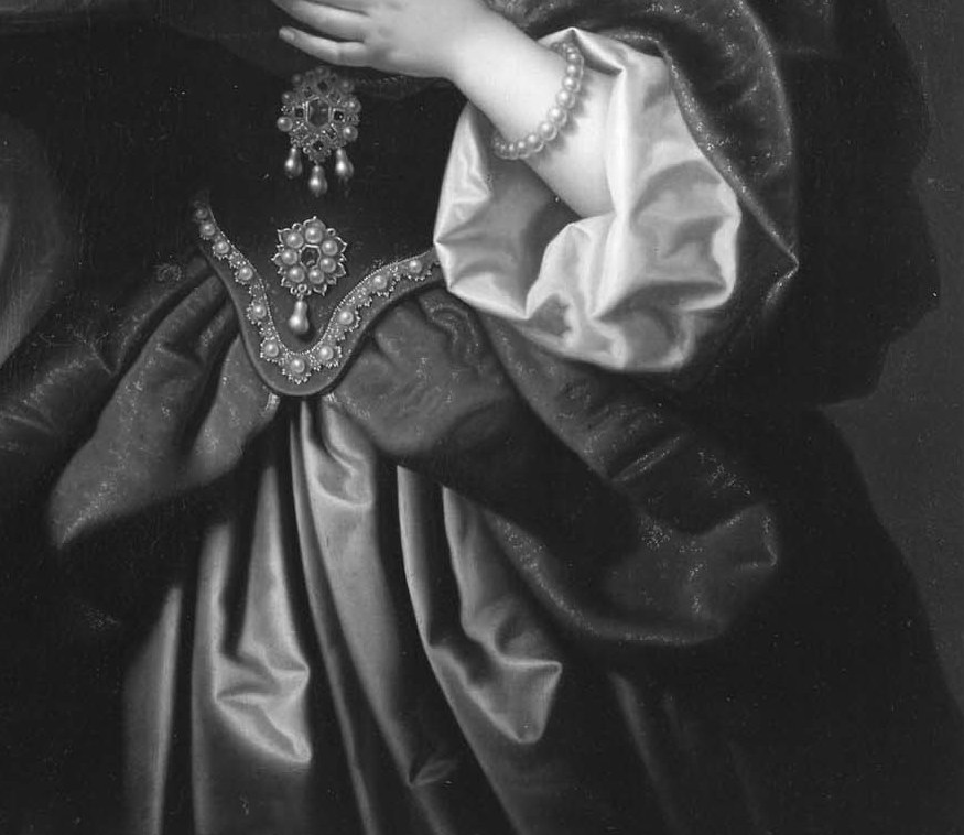 The artist used deep shadows for drama.