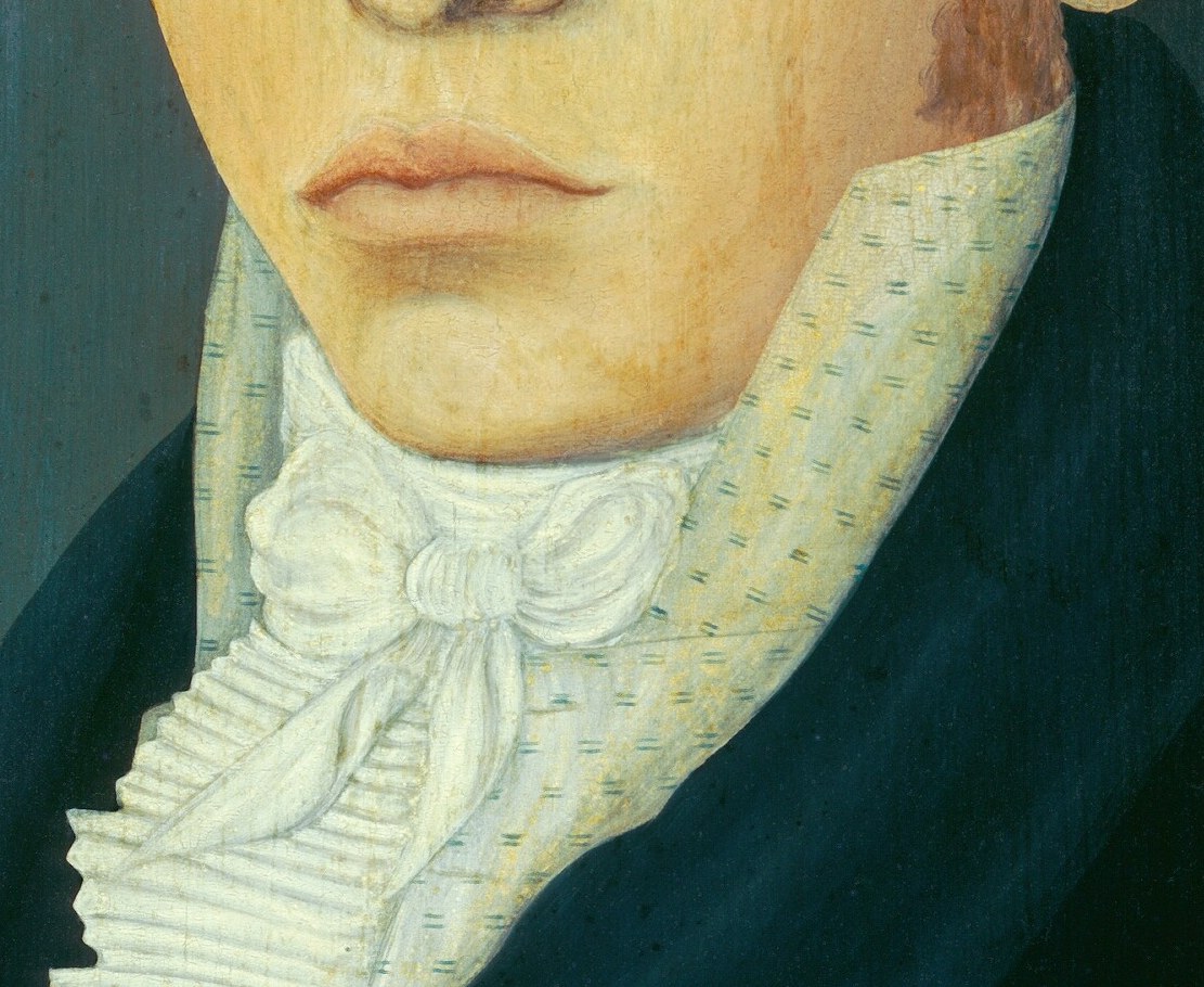 This highly detailed and textured element draws attention to the sitter's attire and social standing.