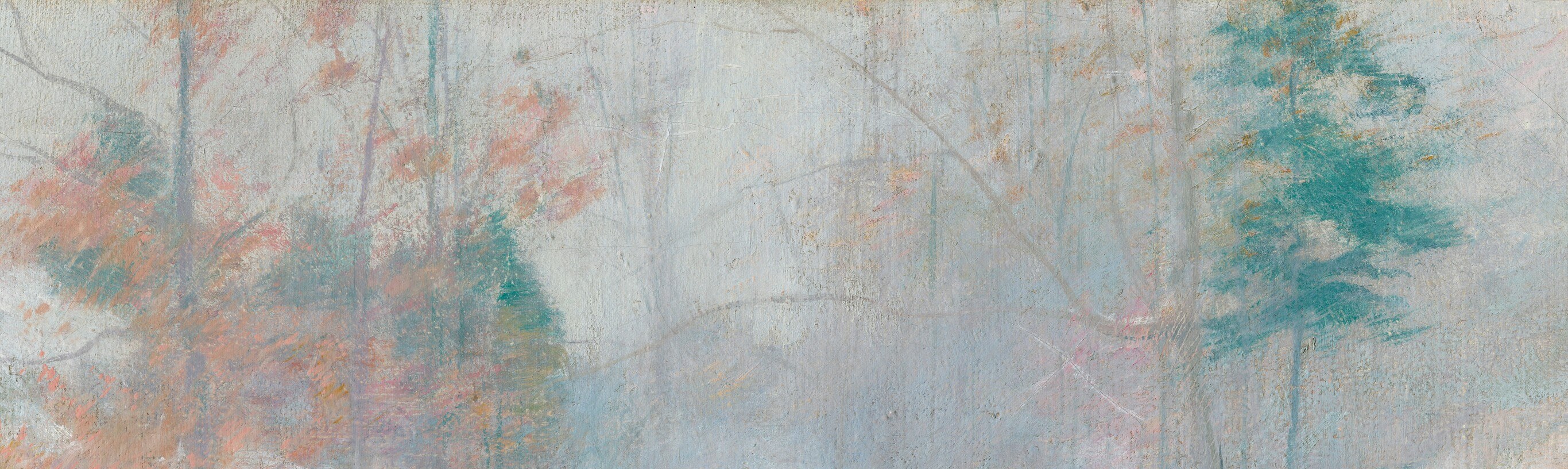 His quiet paintings reveal a turbulent man seeking harmony in nature.