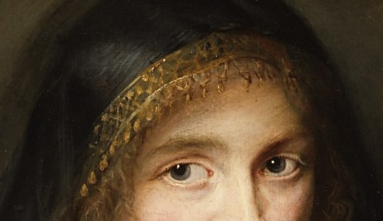 Look at how her eyes meet yours.