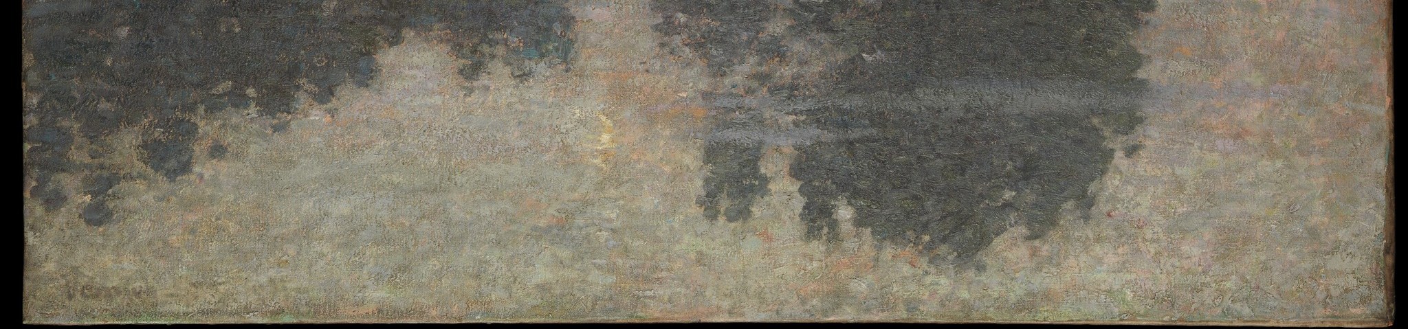 The water below appears shallow and indistinct.