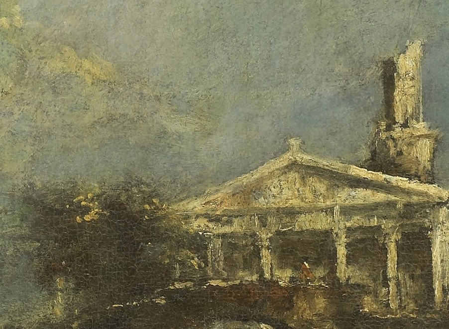 But his early career involved painting religious works with his brother.