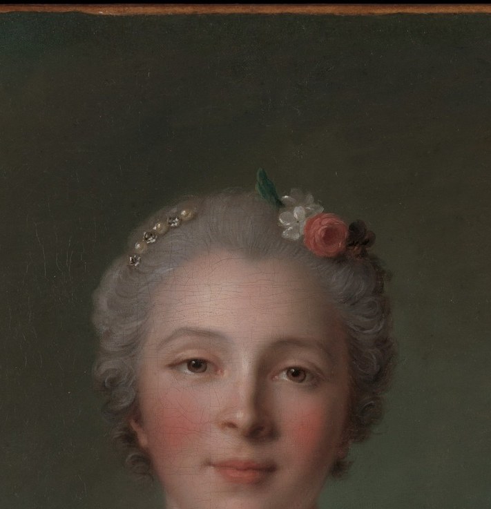 She looks like a dream of the French court.