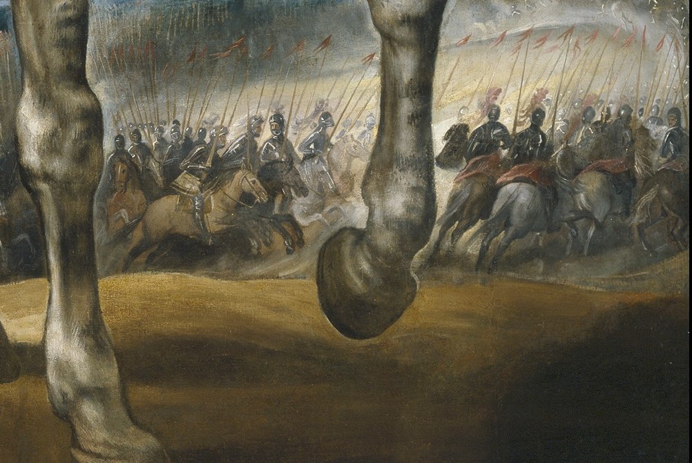 A distant battlefield shows the Duke's influence.
