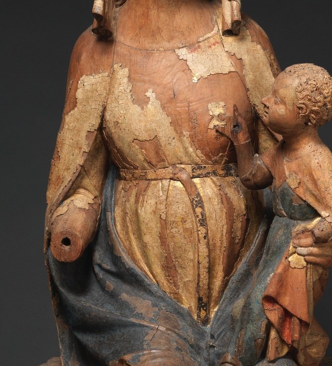 For centuries, this sculpture was hidden inside a wall.
