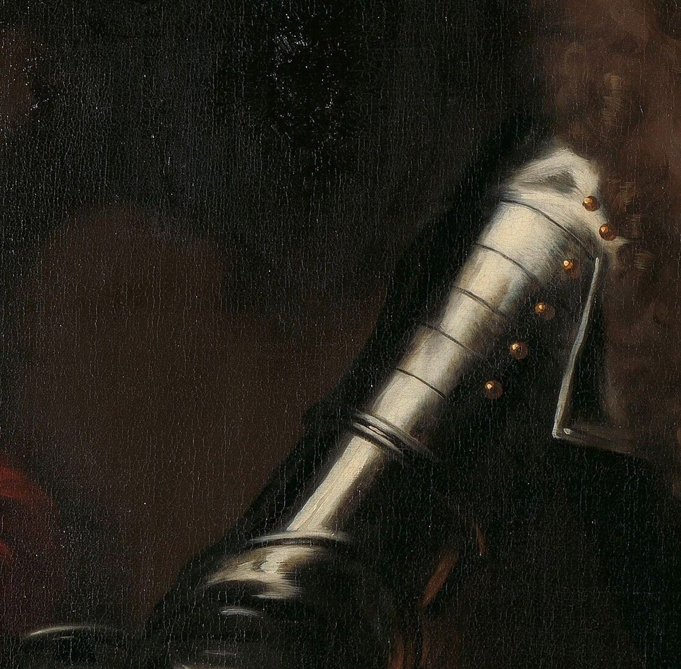 Reflects light and suggests military might and protection.